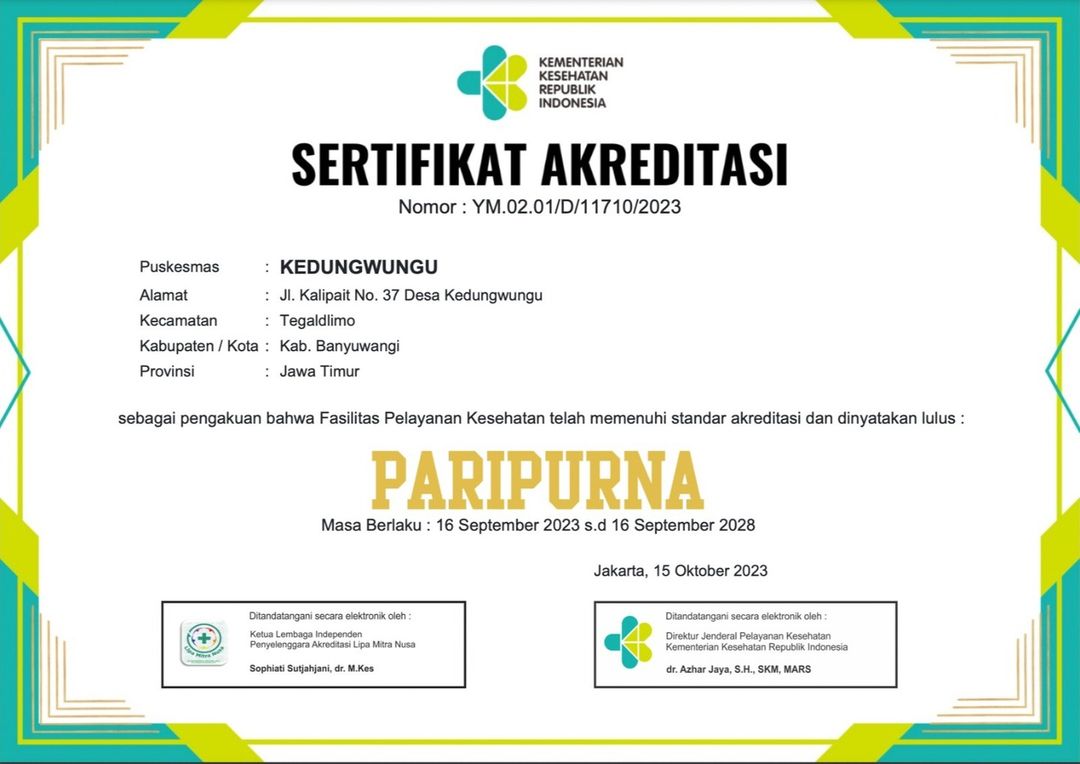 Puskesmas Banyuwangi Mengejar Akreditasi Paripurna
