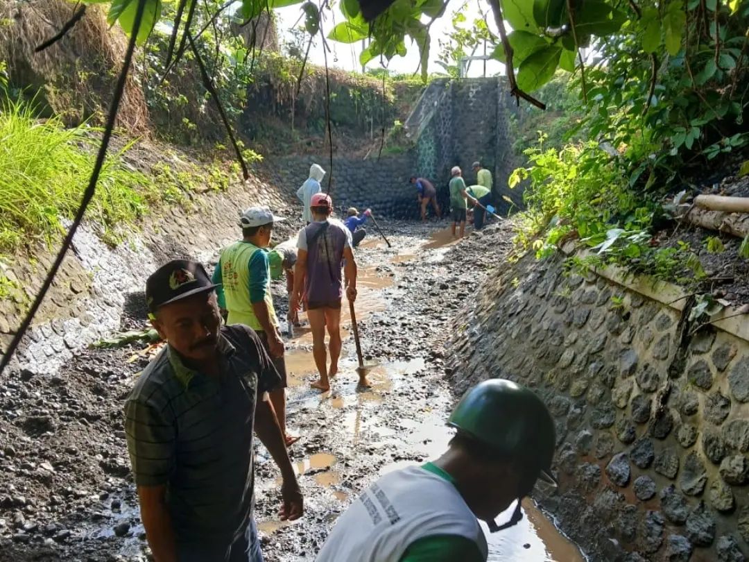 Dinas Pengairan Banyuwangi Berhasil Bantu Turunkan Kemiskinan Lewat Program Padat Karya