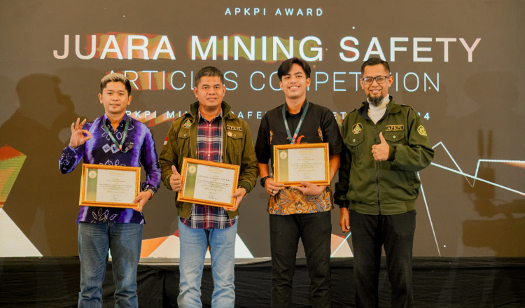 Karyawan PT BSI Raih Juara Kategori Mining Safety Article